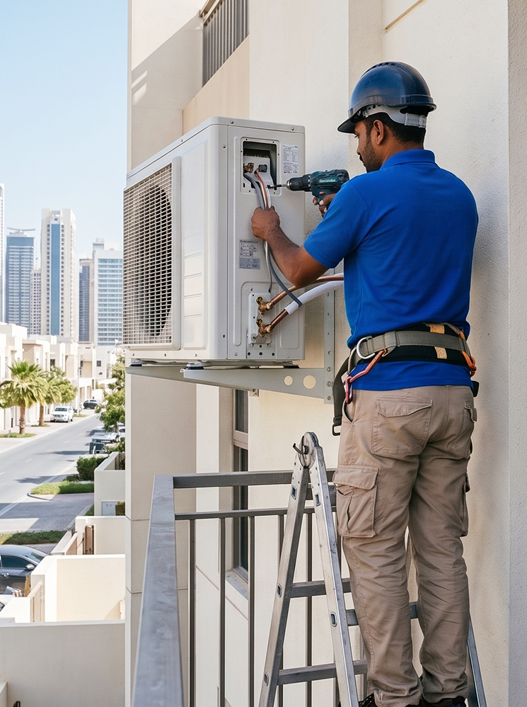We Provide Split AC Installation in Dubai Locations